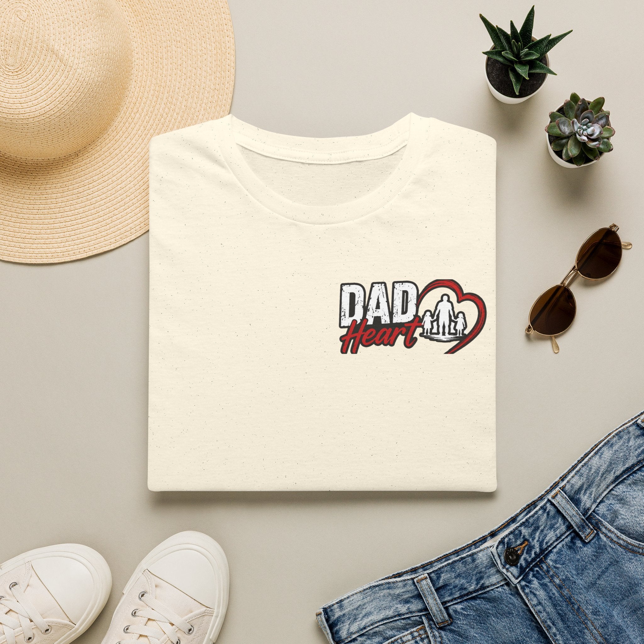 Family Heart T-Shirt — Parent & Children Love Graphic Tee