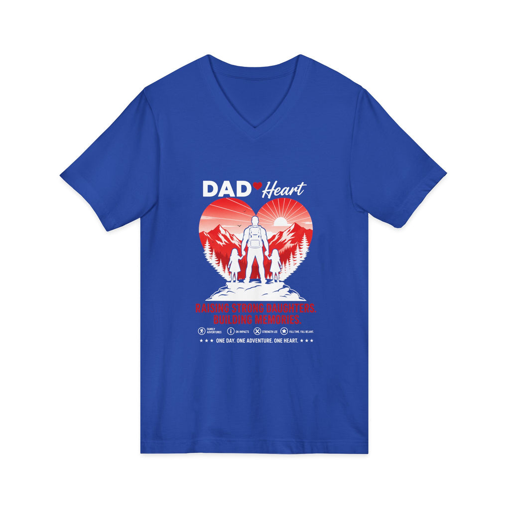 Unisex Jersey Short Sleeve V-Neck Tee