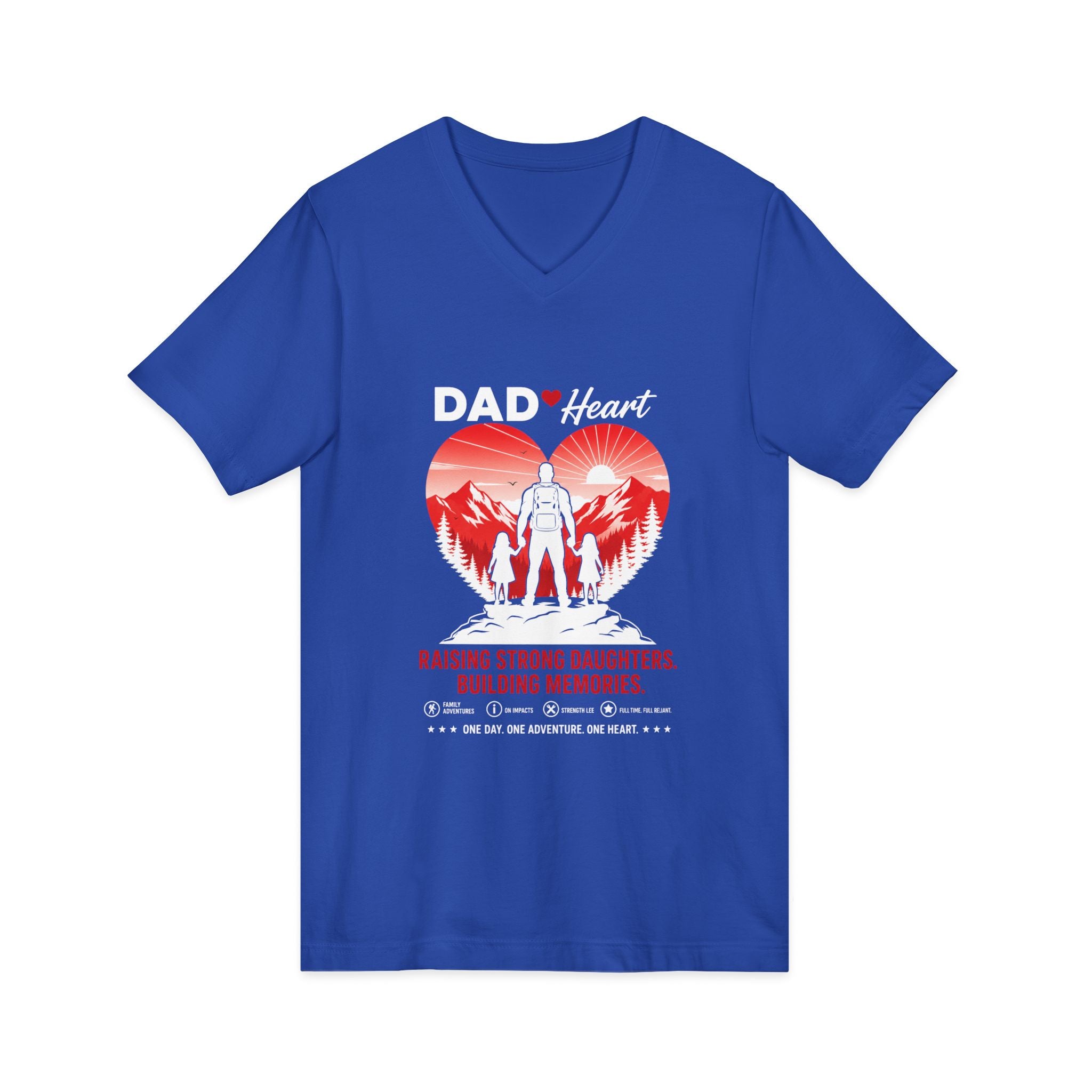 Unisex Jersey Short Sleeve V-Neck Tee