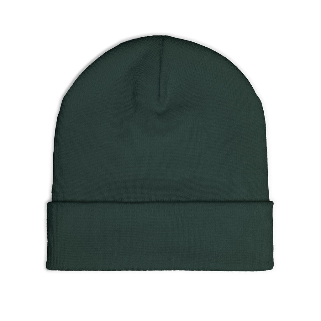 Dad Heart Embroidered Knit Beanie — Father’s Day Cozy Dad Hat