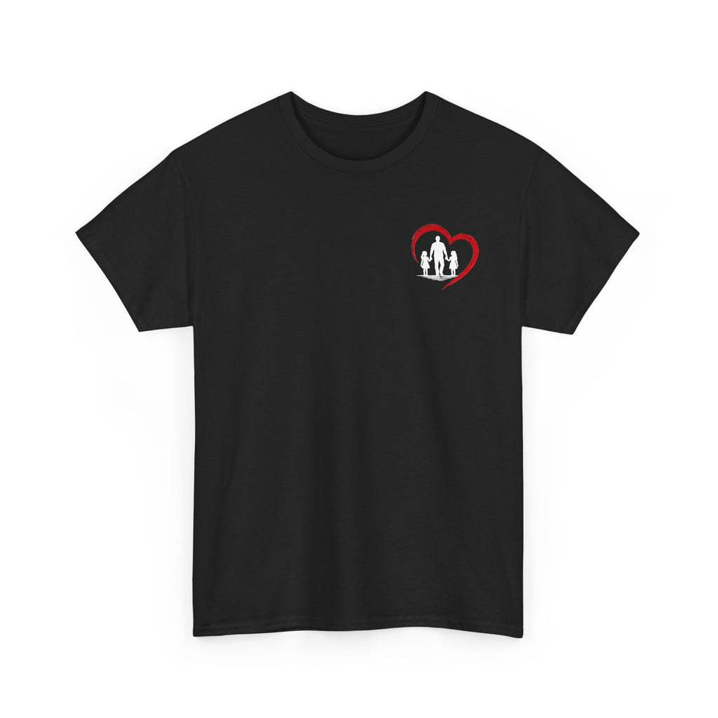 Dad Role T‑Shirt - "Being a Dad is My Honor, It's My Heart" Family Father's Day Tee