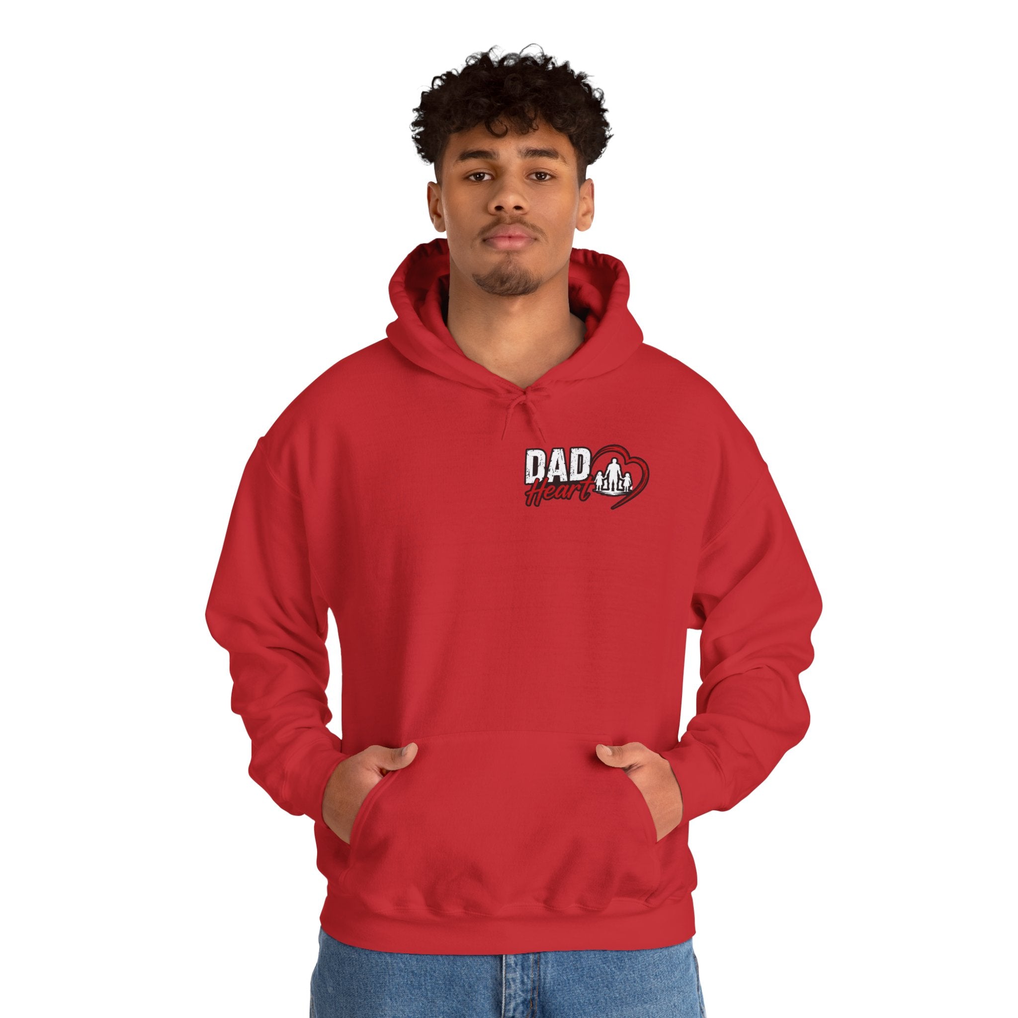 Dad Life Hoodie — 'Dad Heart' Father & Kids Matching Hoodie, 'Teach Them Now' Family Father's Day Gift
