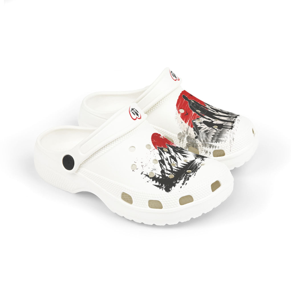 Kids Foam Clogs — DadHeart Red Panda Splash