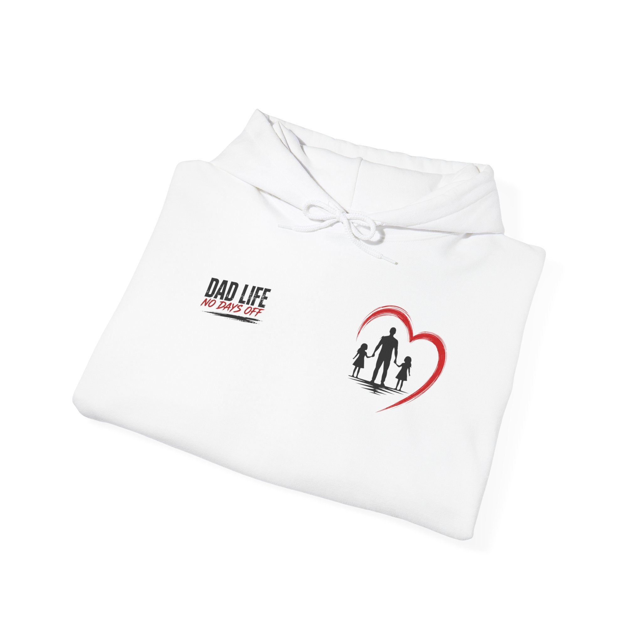 Dad Life Hoodie — 'Dad Heart' Father & Kids Matching Hoodie, 'Teach Them Now' Family Father's Day Gift