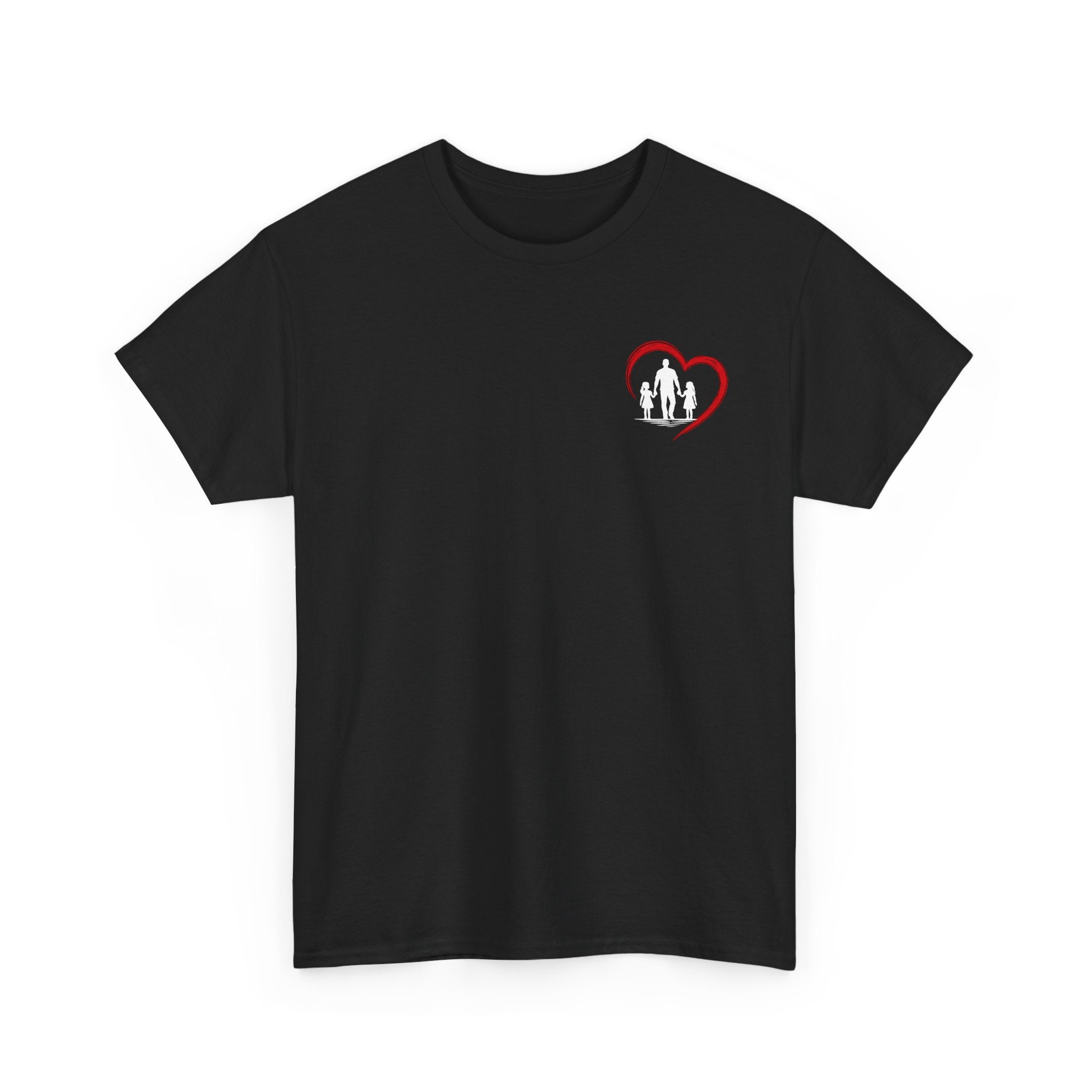 Dad Role T‑Shirt - "Being a Dad is My Honor, It's My Heart" Family Father's Day Tee