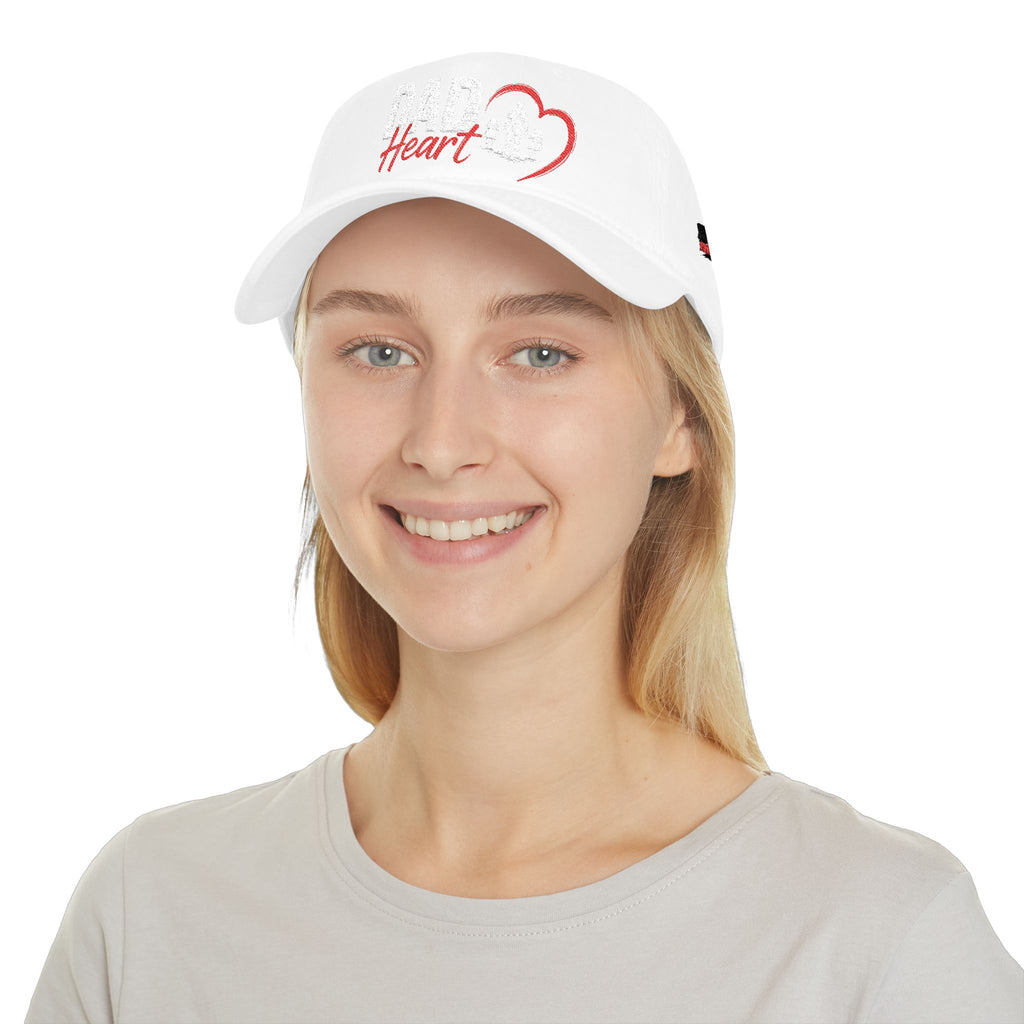 Dad Silhouette Baseball Cap — 'DAD' Heart Design | Father’s Day Gift