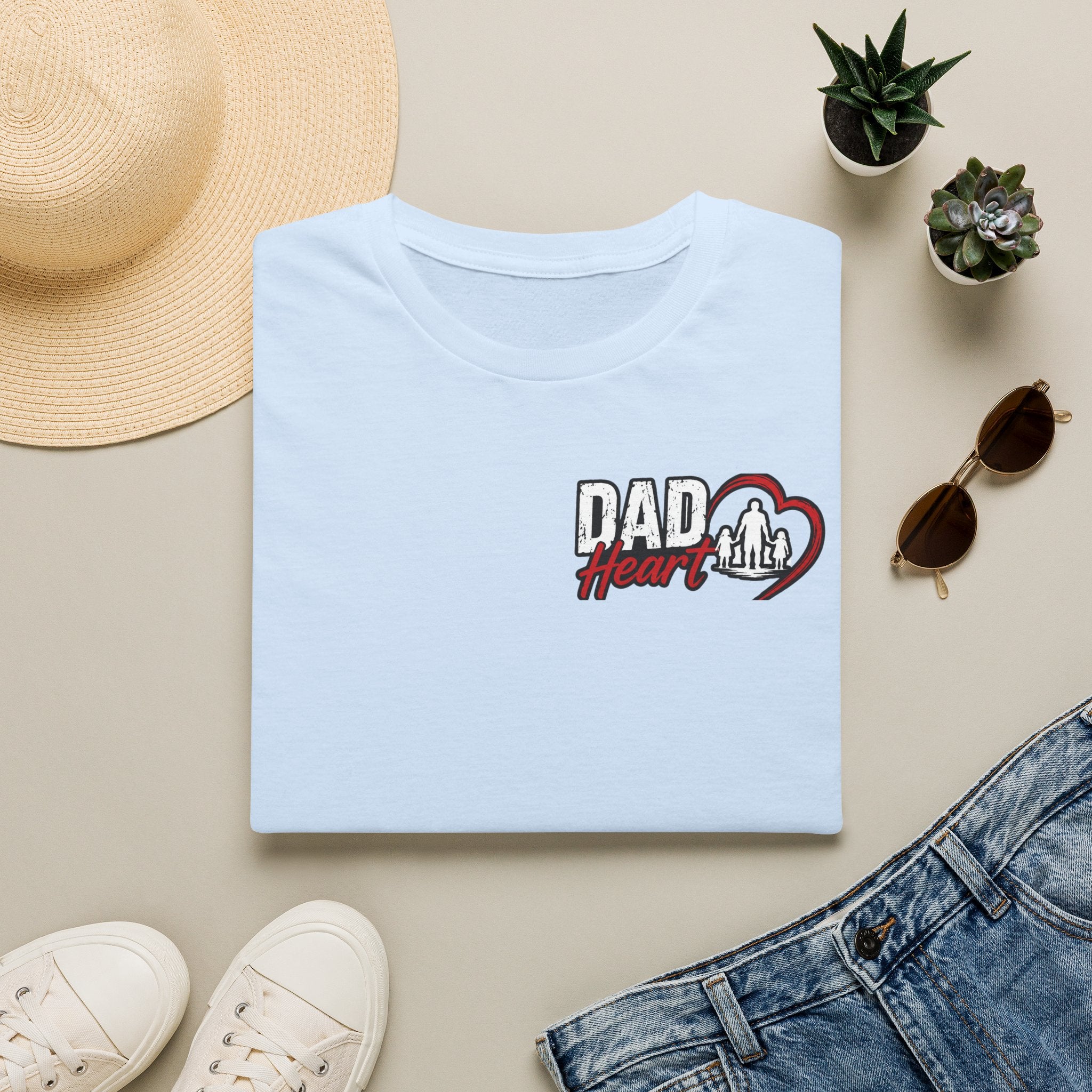 Family Heart T-Shirt — Parent & Children Love Graphic Tee