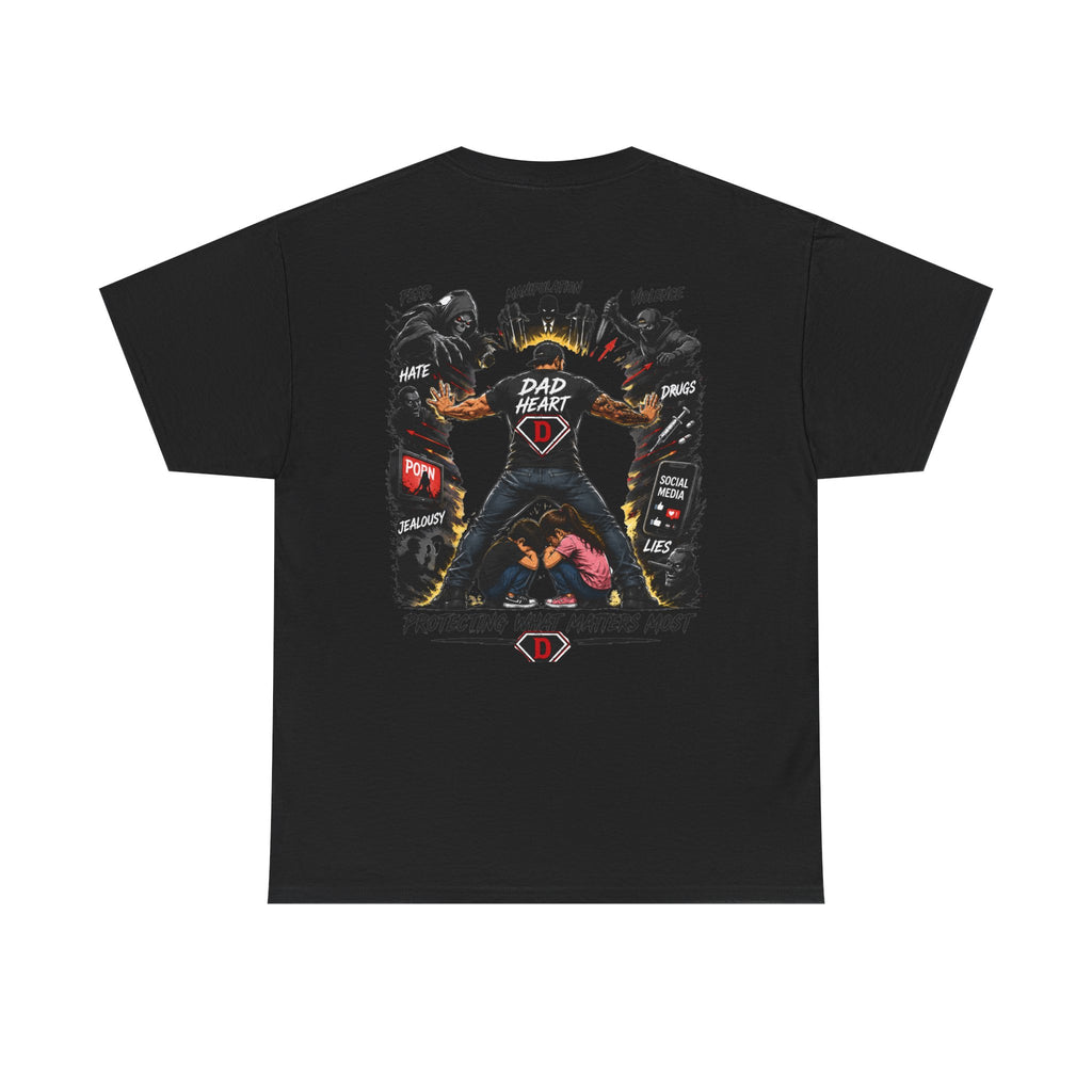 Dad Heart T-Shirt — Protecting What Matters Most Father’s Day Tee
