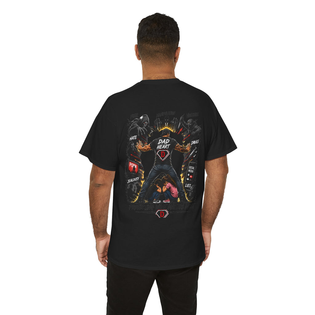 Dad Heart T-Shirt — Protecting What Matters Most Father’s Day Tee