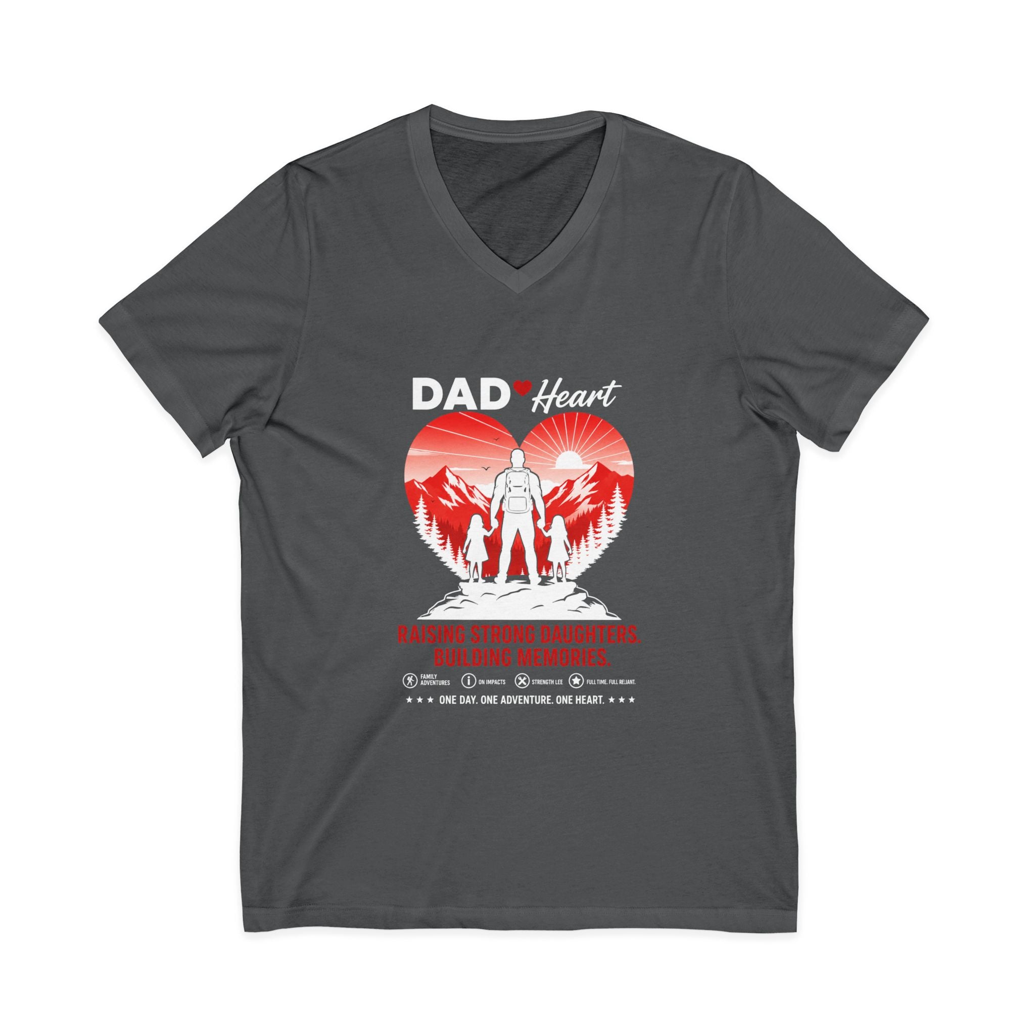 Unisex Jersey Short Sleeve V-Neck Tee