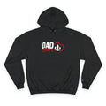 Dad Heart Hoodie — "Raising Strong Daughters" Champion Pullover for Fathers
