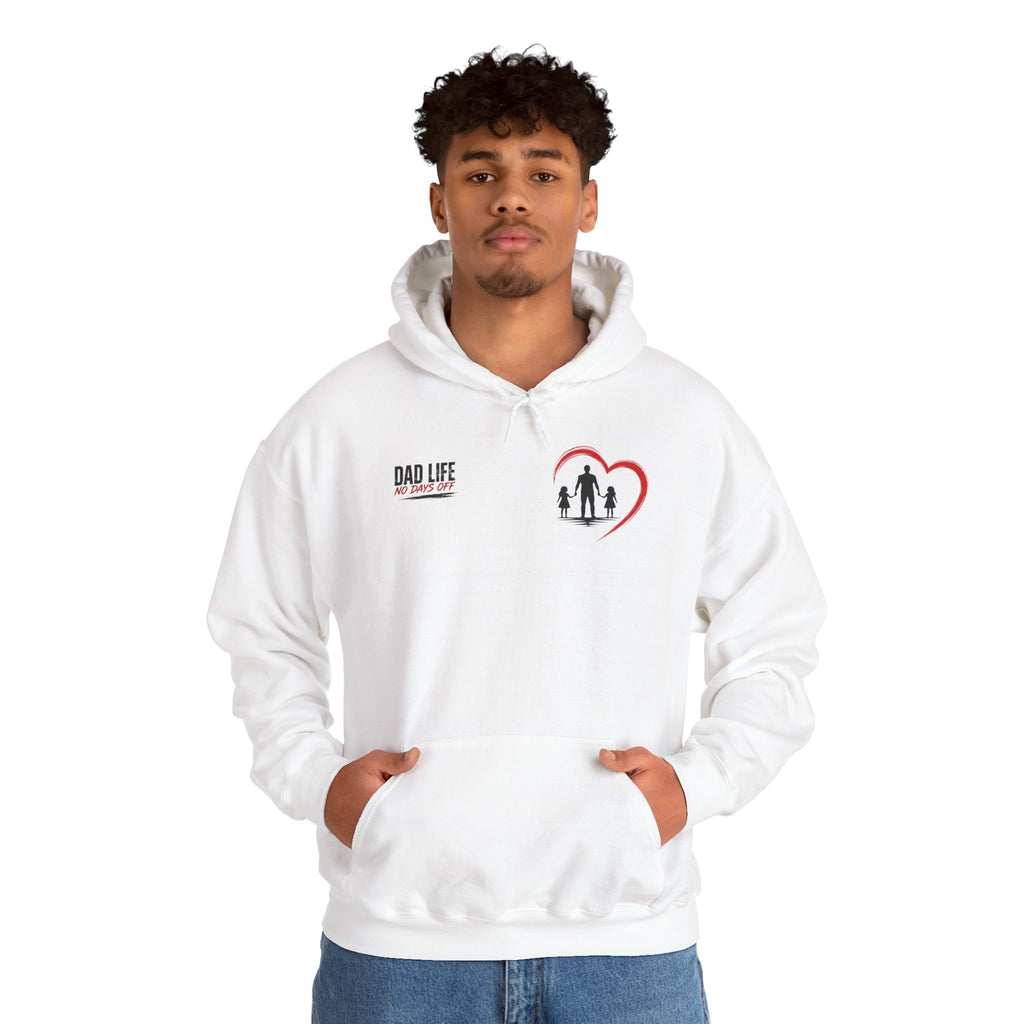 Dad Life Hoodie — 'Dad Heart' Father & Kids Matching Hoodie, 'Teach Them Now' Family Father's Day Gift