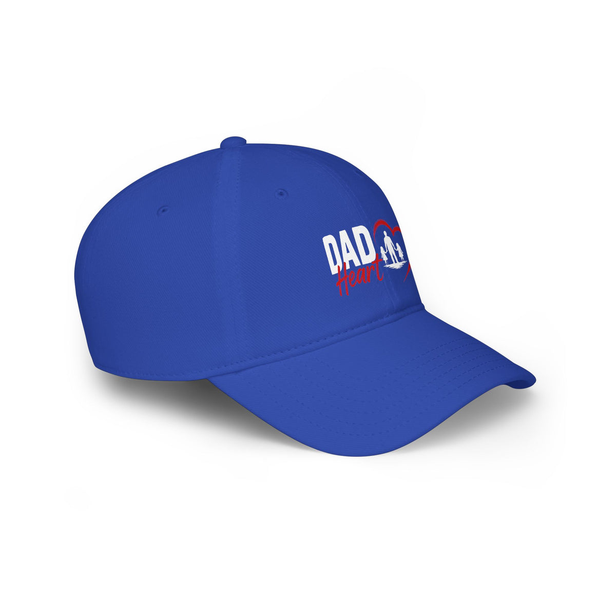 Dad Heart Baseball Cap — Father & Family Embroidered Low Profile Hat