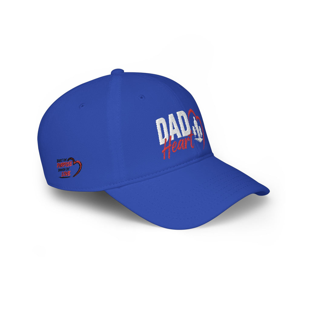 Dad Silhouette Baseball Cap — 'DAD' Heart Design | Father’s Day Gift