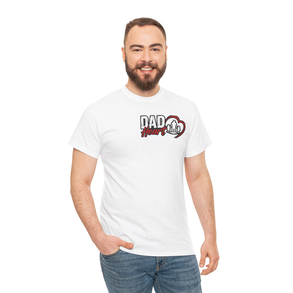Dad Heart T-Shirt — Protecting What Matters Most Father’s Day Tee