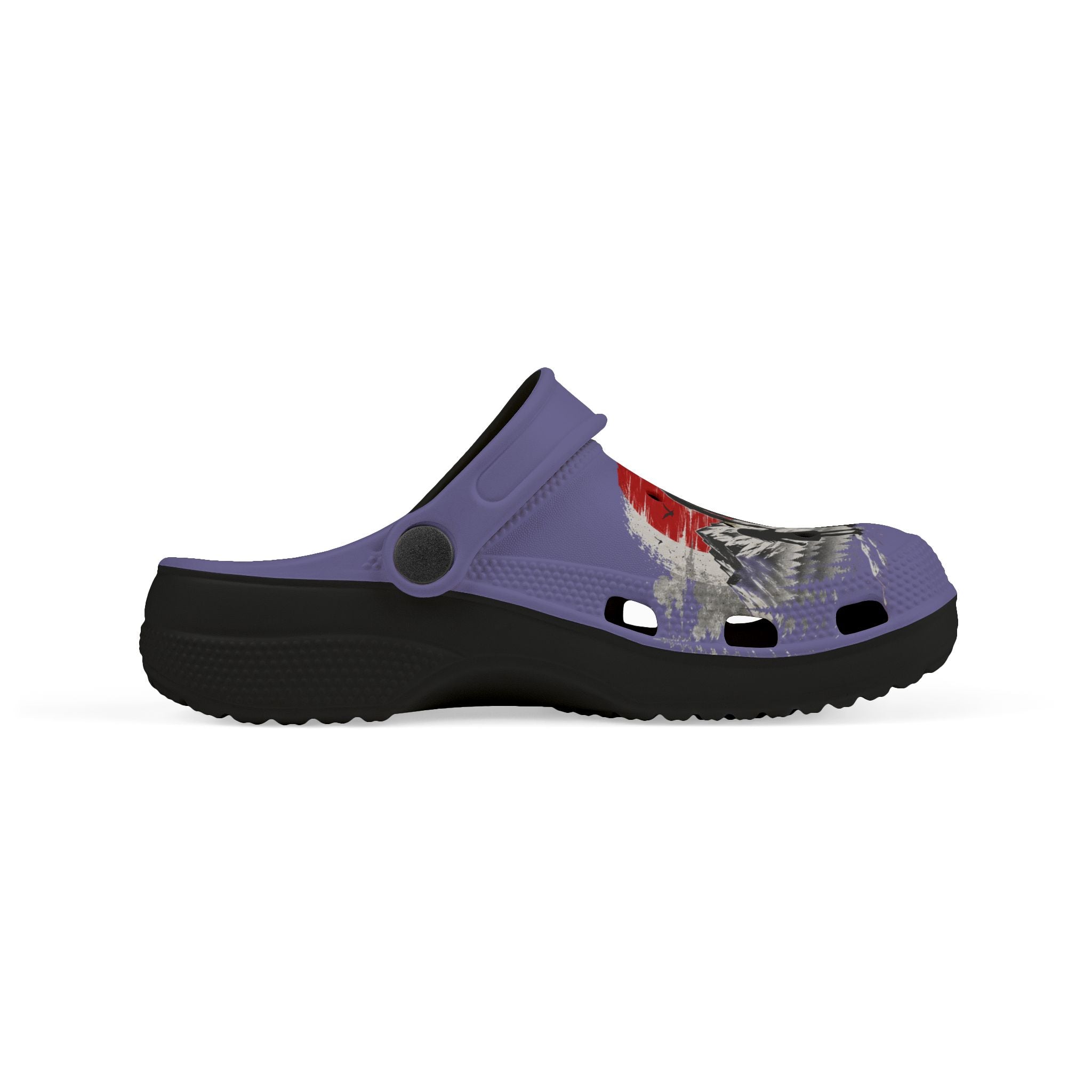Kids Foam Clogs — DadHeart Red Panda Splash
