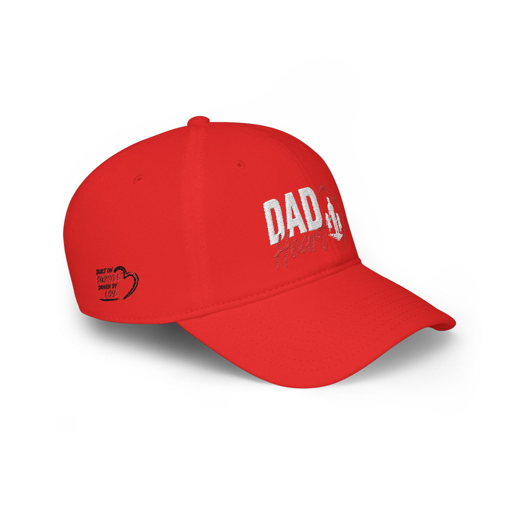 Dad Silhouette Baseball Cap — 'DAD' Heart Design | Father’s Day Gift