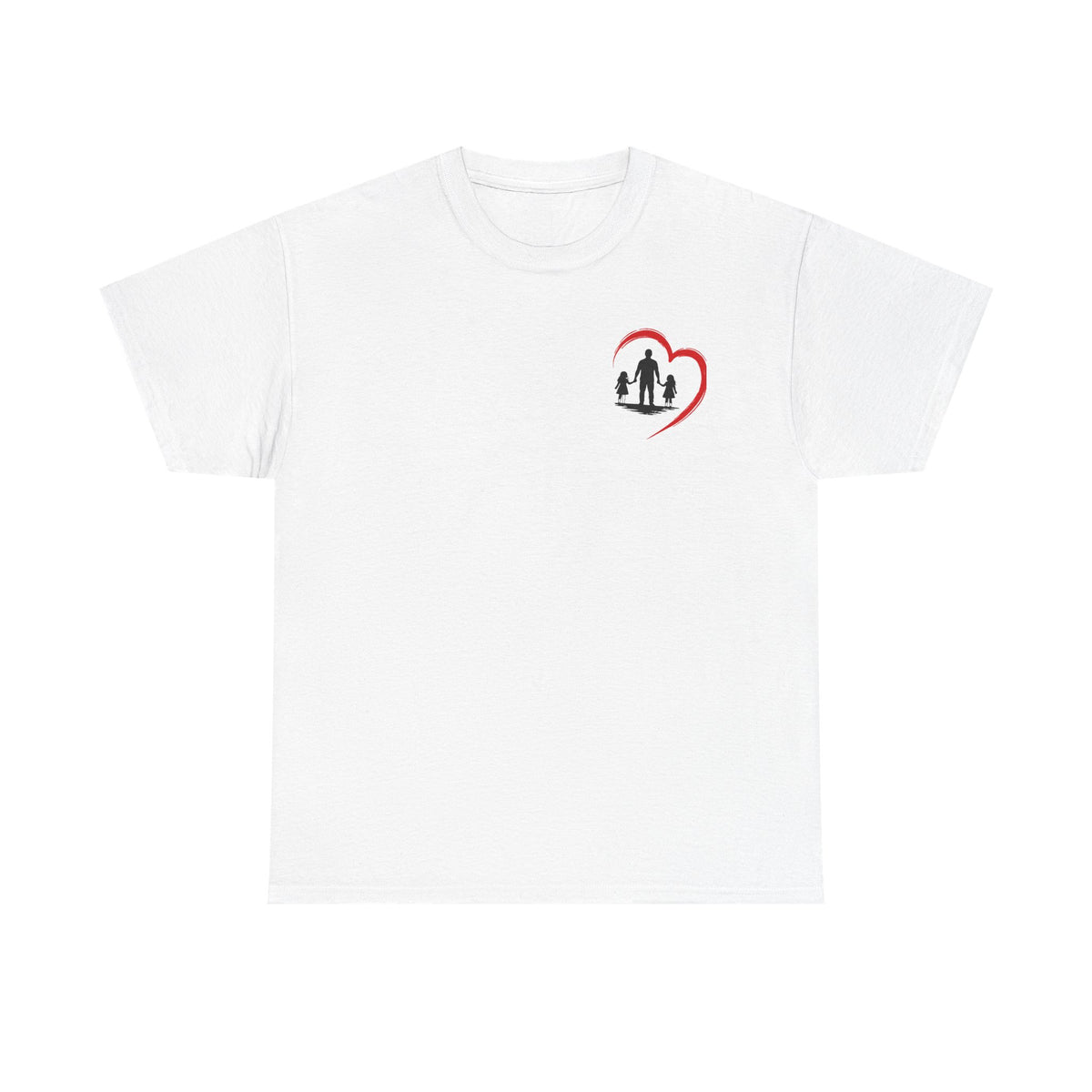 Dad Role T‑Shirt - "Being a Dad is My Honor, It's My Heart" Family Father's Day Tee