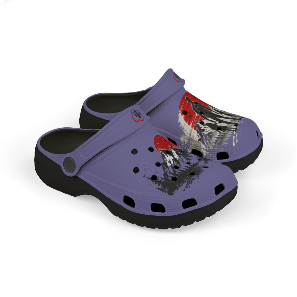 Kids Foam Clogs — DadHeart Red Panda Splash