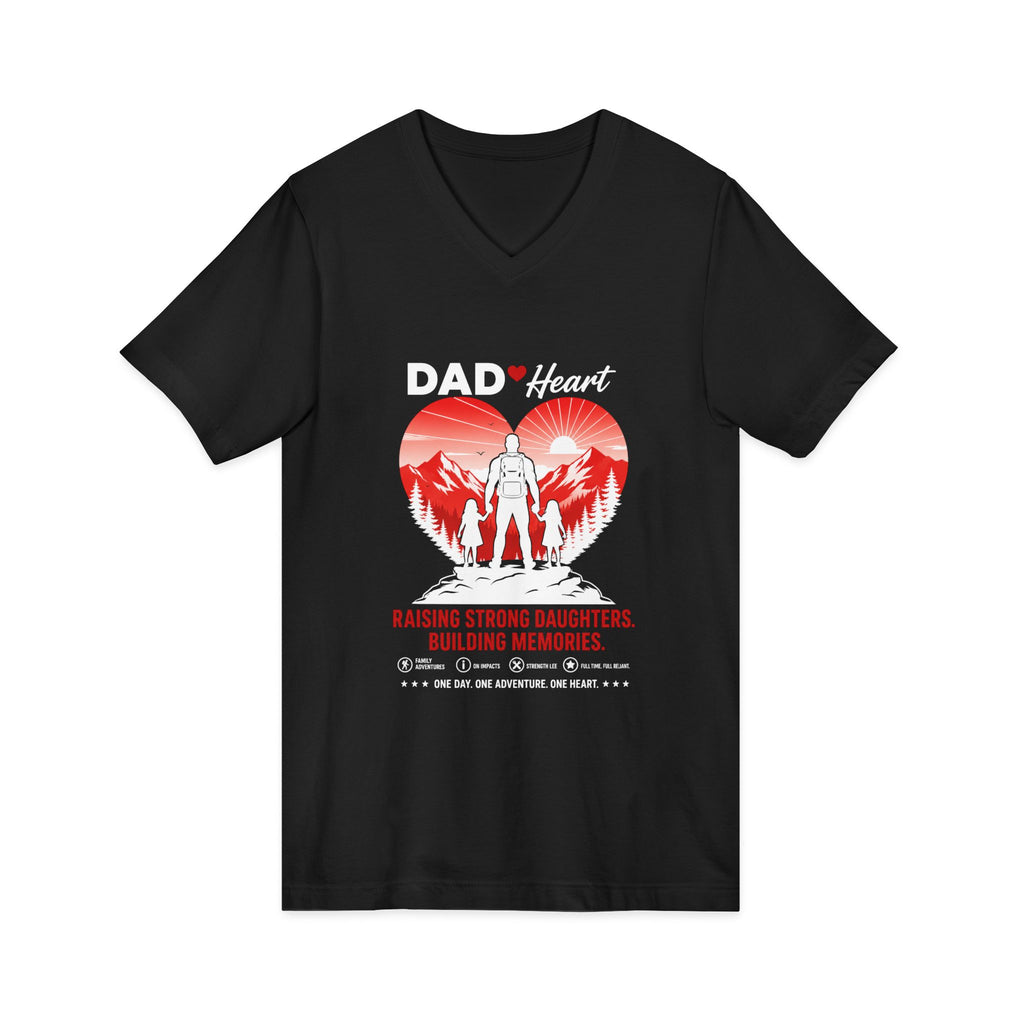 Unisex Jersey Short Sleeve V-Neck Tee