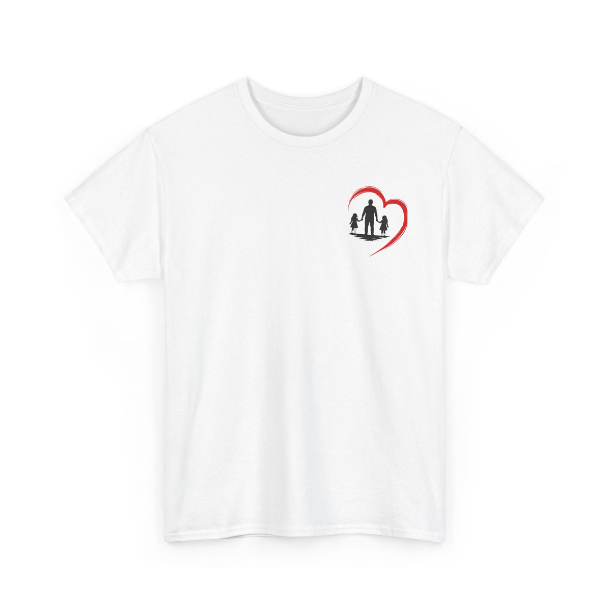 Dad Role T‑Shirt - "Being a Dad is My Honor, It's My Heart" Family Father's Day Tee