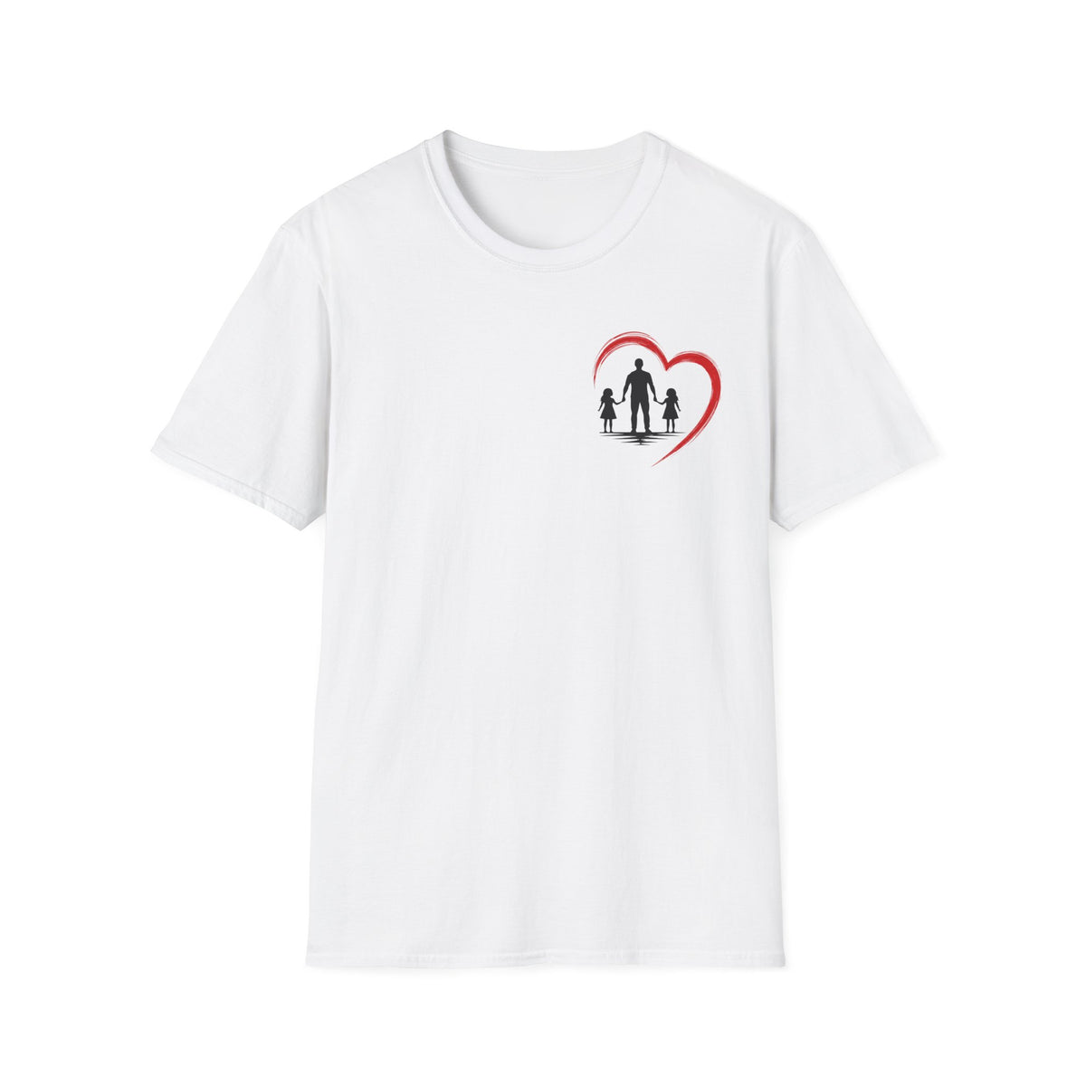 Family Heart T-Shirt — Parent & Children Love Graphic Tee