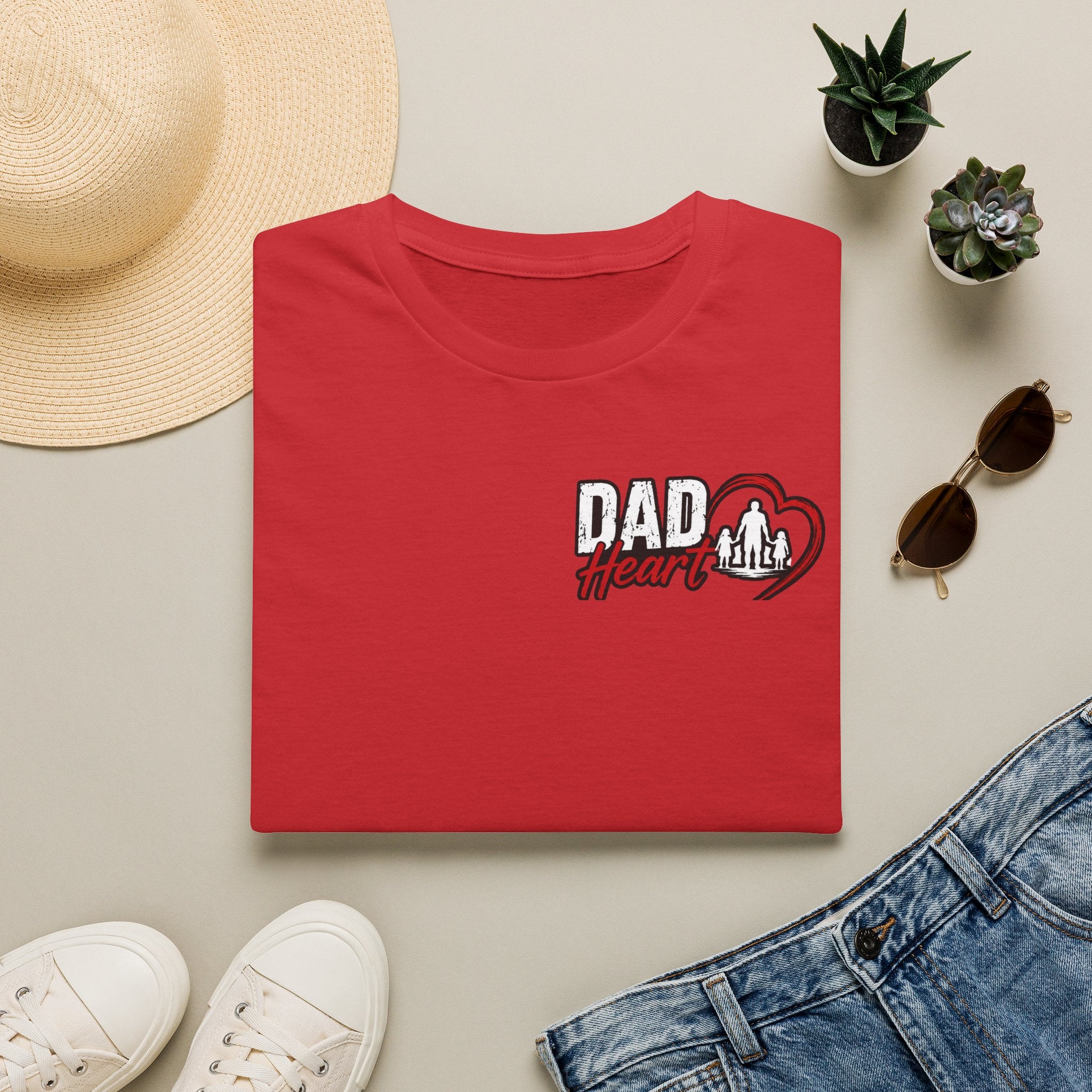 Family Heart T-Shirt — Parent & Children Love Graphic Tee