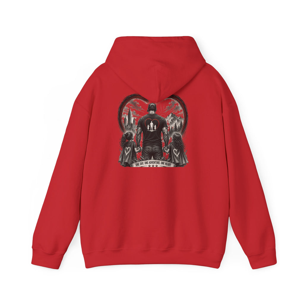 Dad Life Hoodie — 'Dad Heart' Father & Kids Matching Hoodie, 'Teach Them Now' Family Father's Day Gift