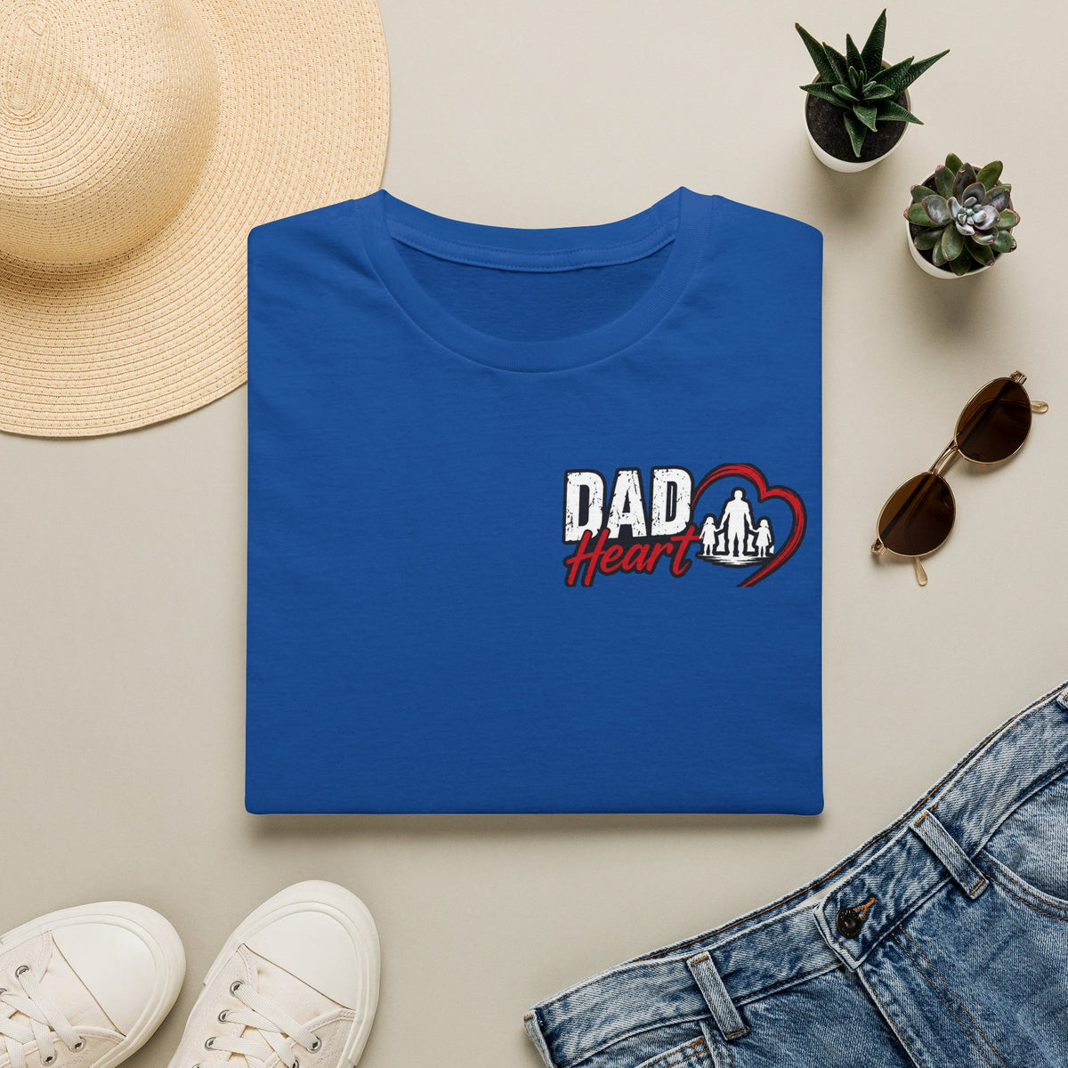 Family Heart T-Shirt — Parent & Children Love Graphic Tee