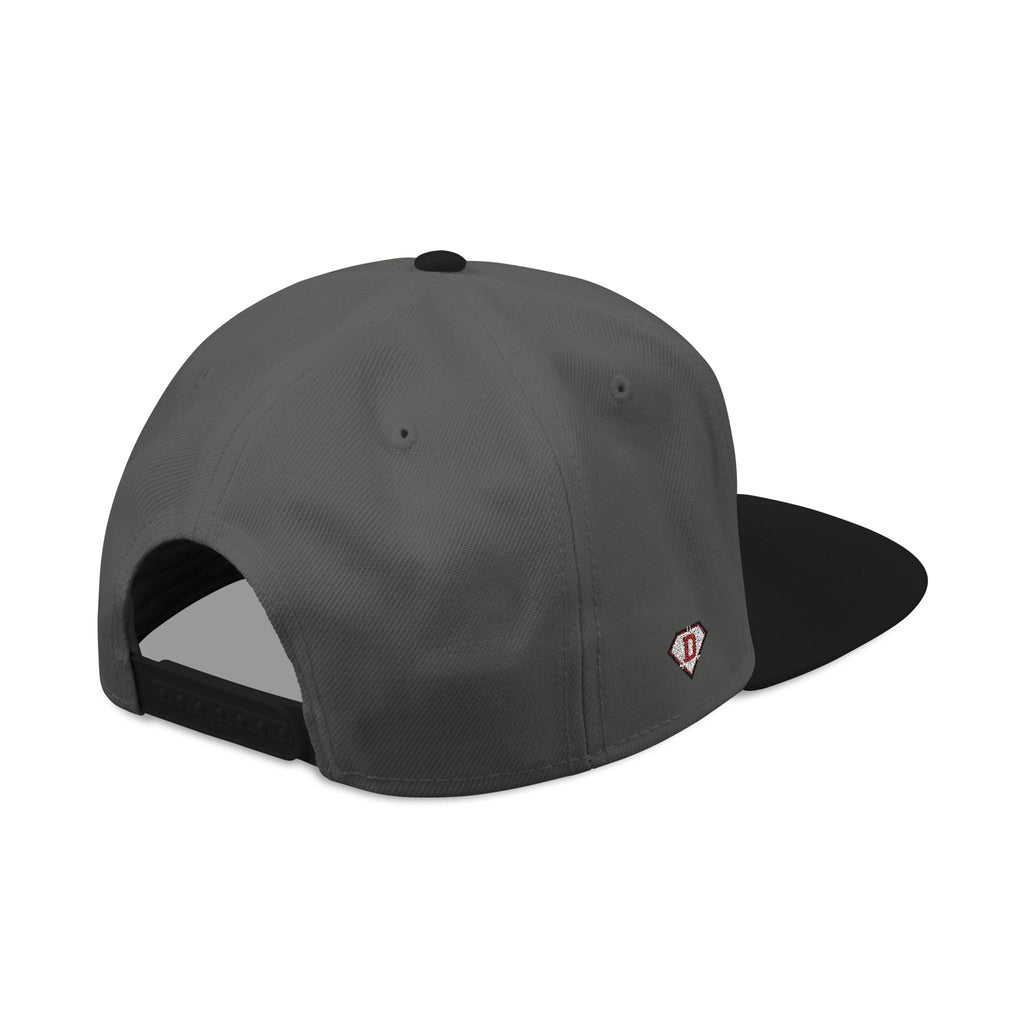 Embroidered Snapback Hat — Red Heart & Band Logo