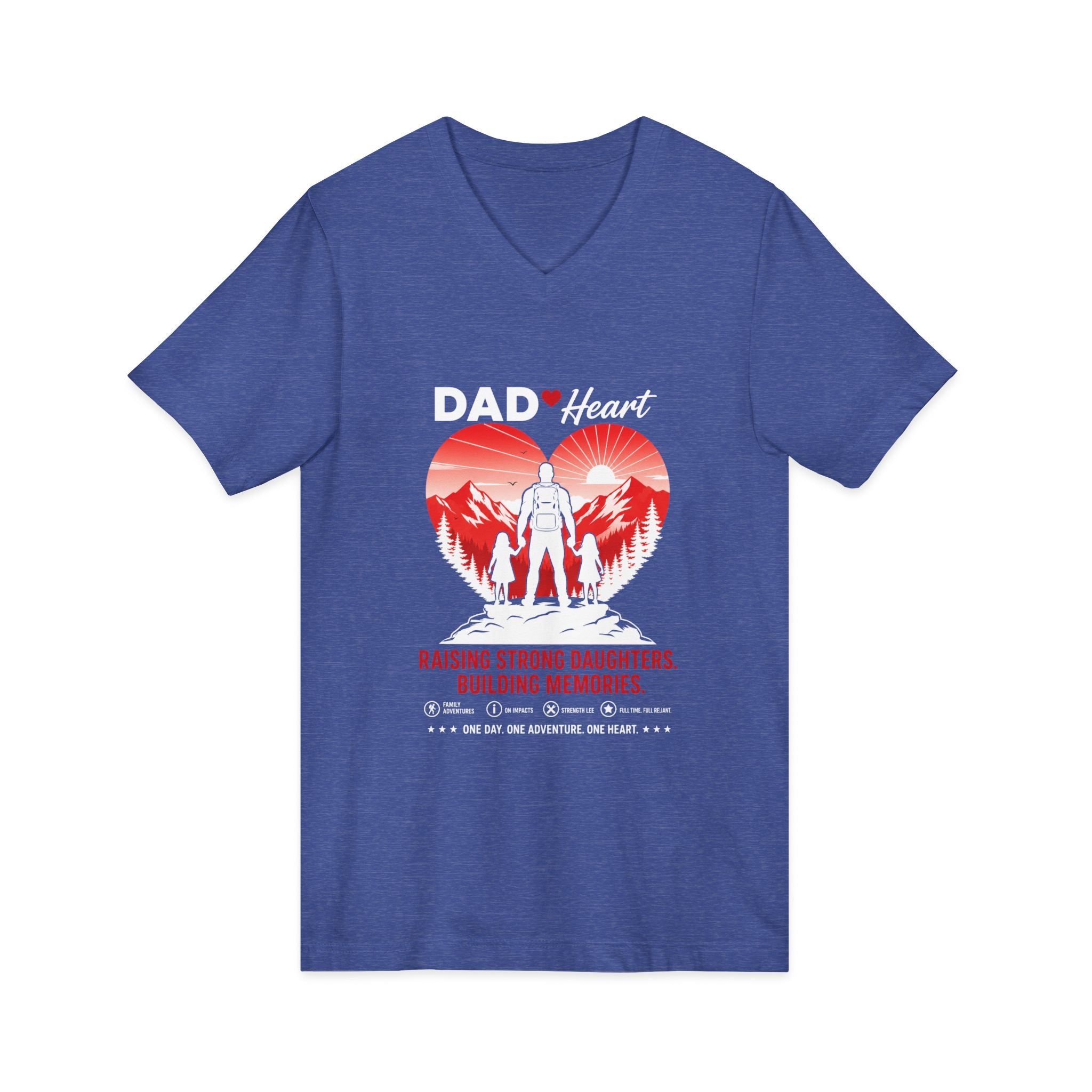 Unisex Jersey Short Sleeve V-Neck Tee