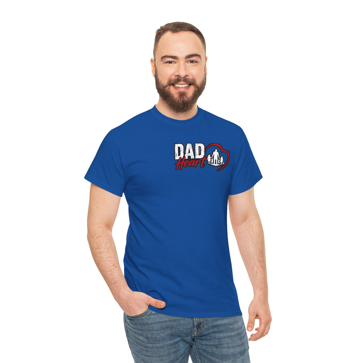 Dad Heart T-Shirt — Protecting What Matters Most Father’s Day Tee
