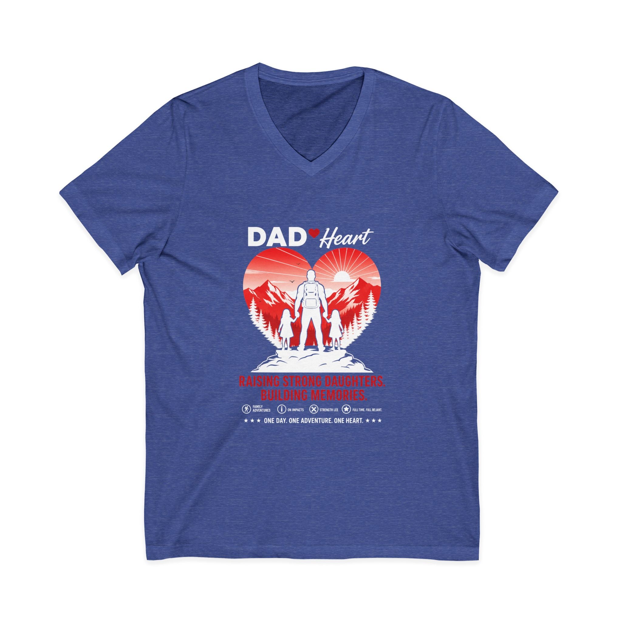 Unisex Jersey Short Sleeve V-Neck Tee