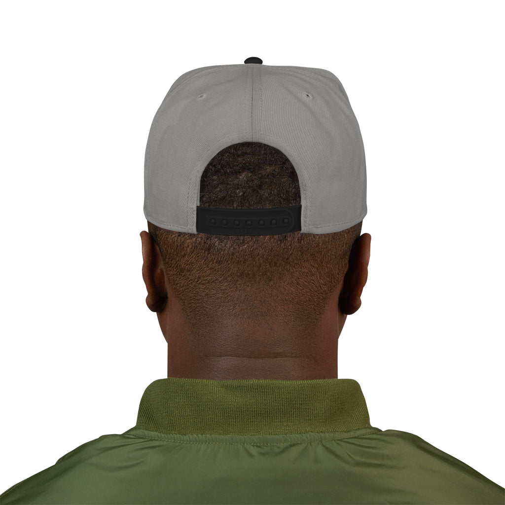 Embroidered Snapback Hat — Red Heart & Band Logo