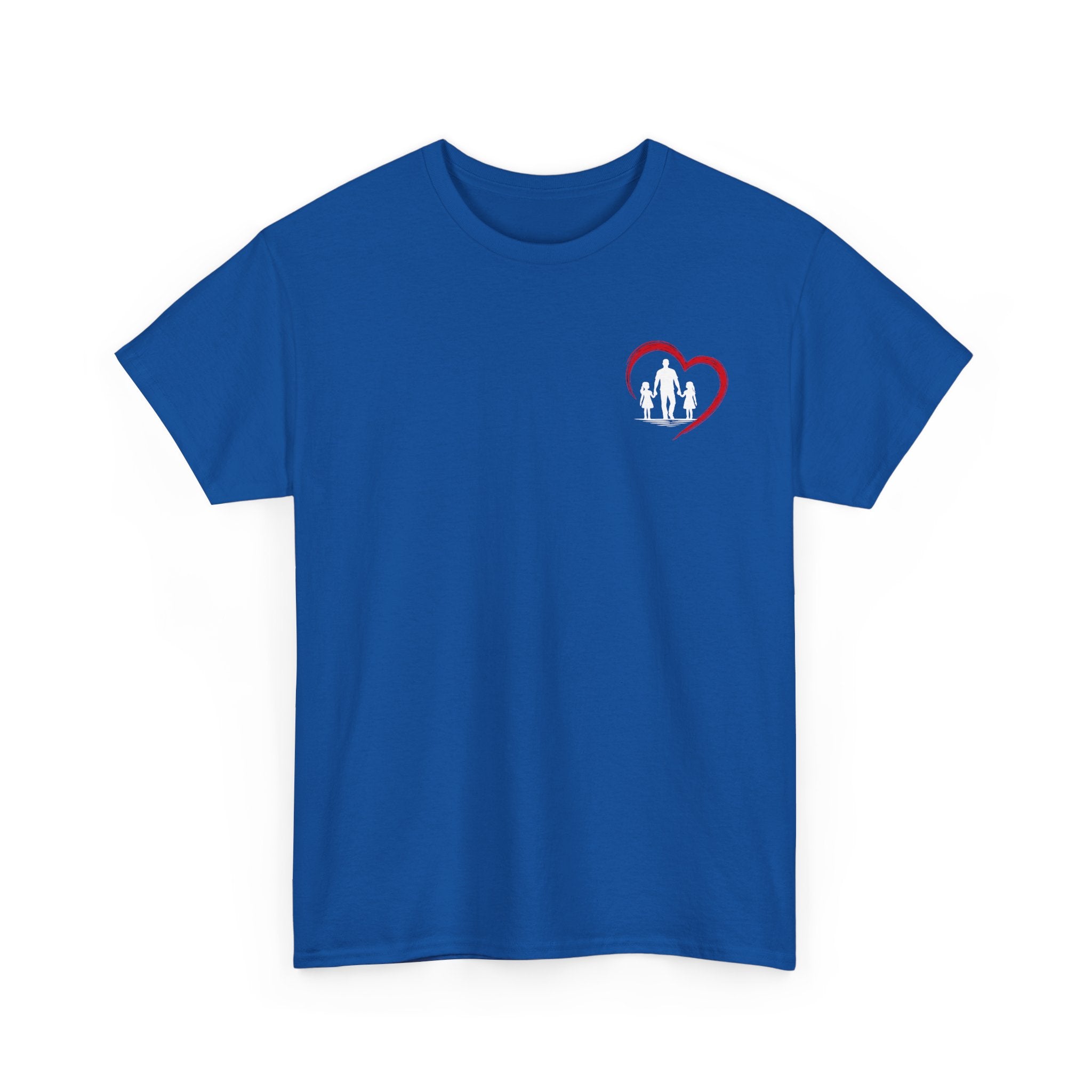 Dad Role T‑Shirt - "Being a Dad is My Honor, It's My Heart" Family Father's Day Tee