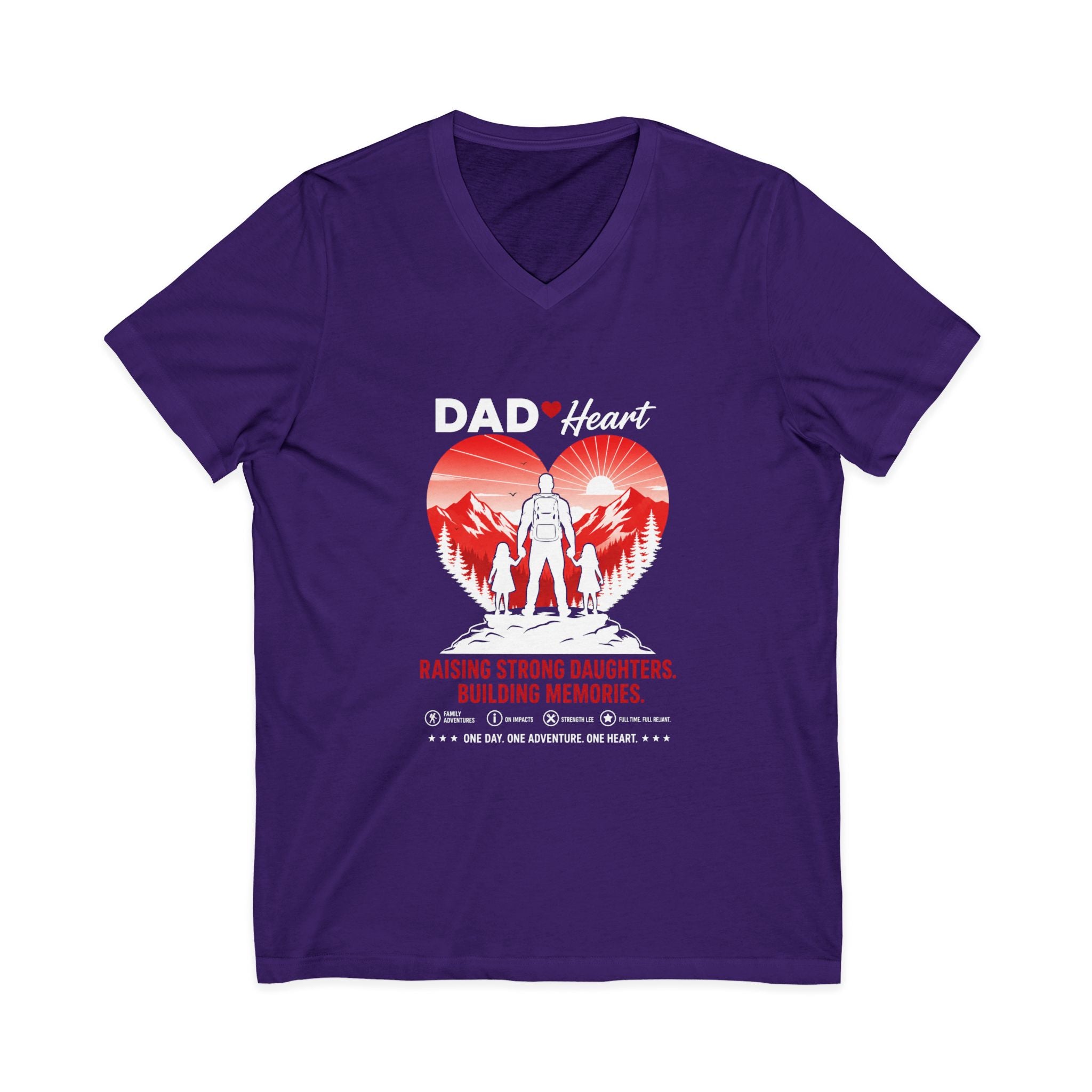 Unisex Jersey Short Sleeve V-Neck Tee