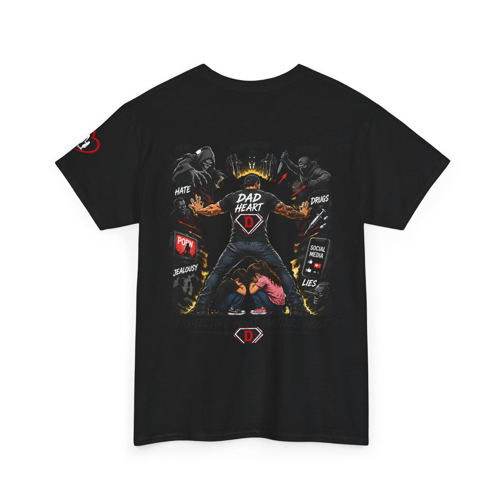 Dad Heart T-Shirt — Protecting What Matters Most Father’s Day Tee