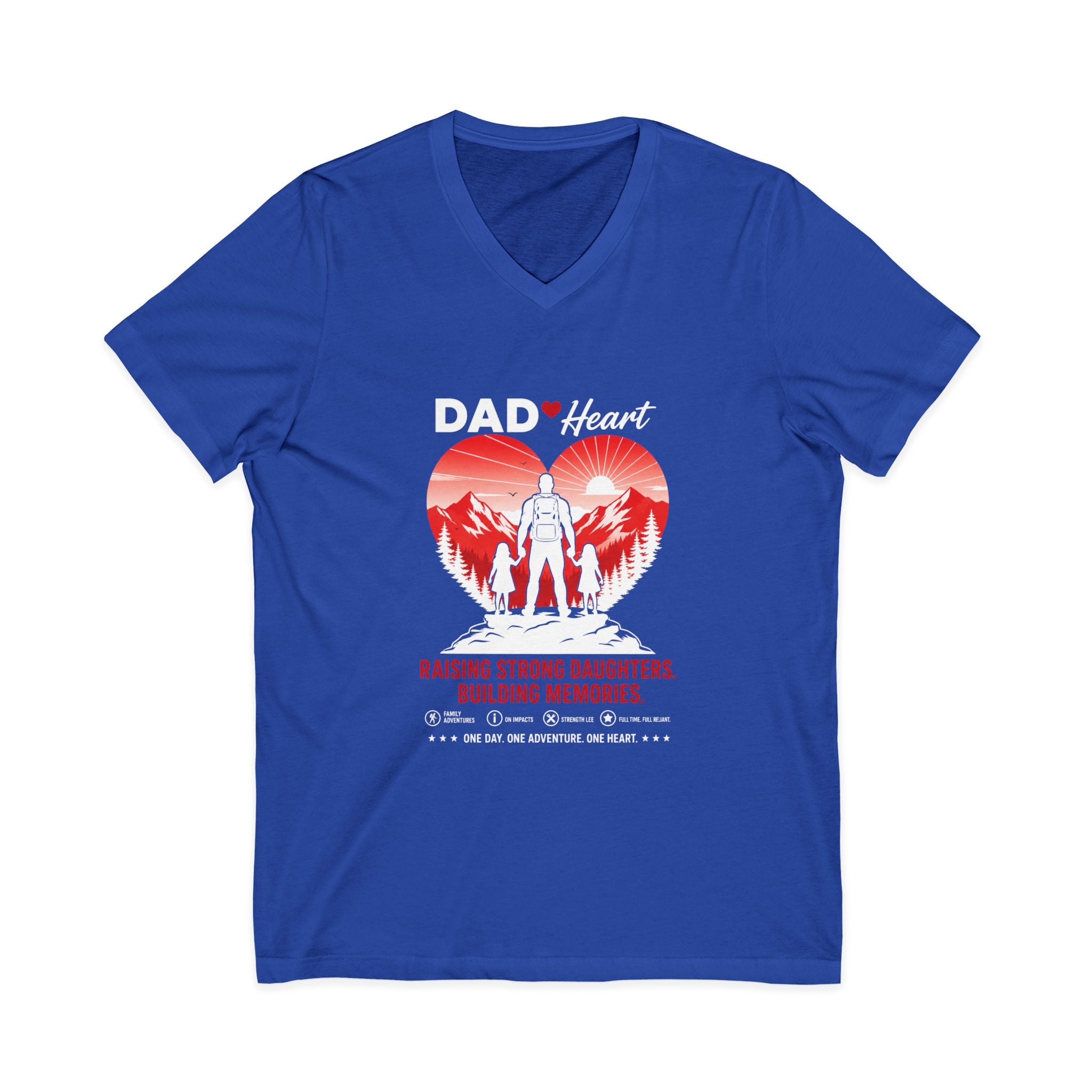 Unisex Jersey Short Sleeve V-Neck Tee