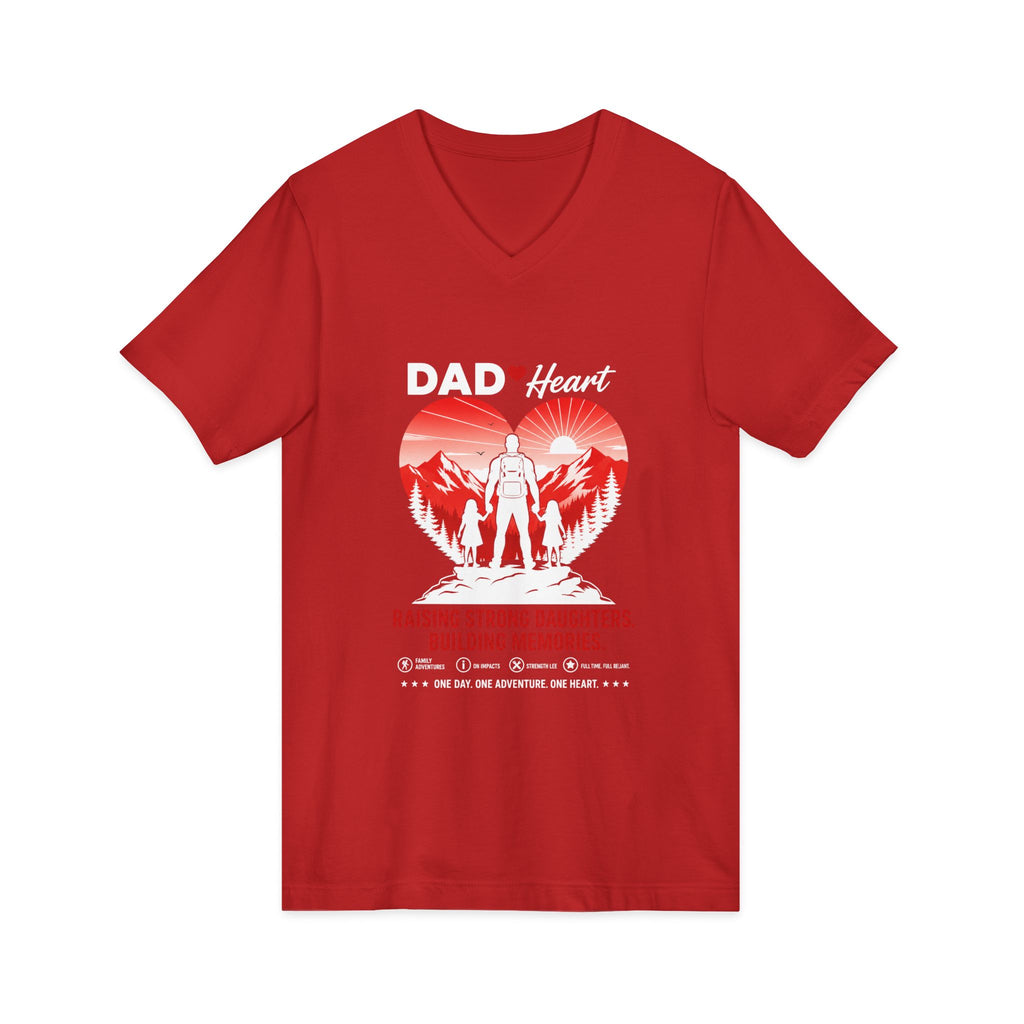 Unisex Jersey Short Sleeve V-Neck Tee