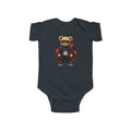 Baby Bodysuit — Teddy Superhero & Pink 'DH Girl' Heart Infant Onesie