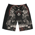 Dad Heart Board Shorts — Father & Kids Adventure Swim Trunks