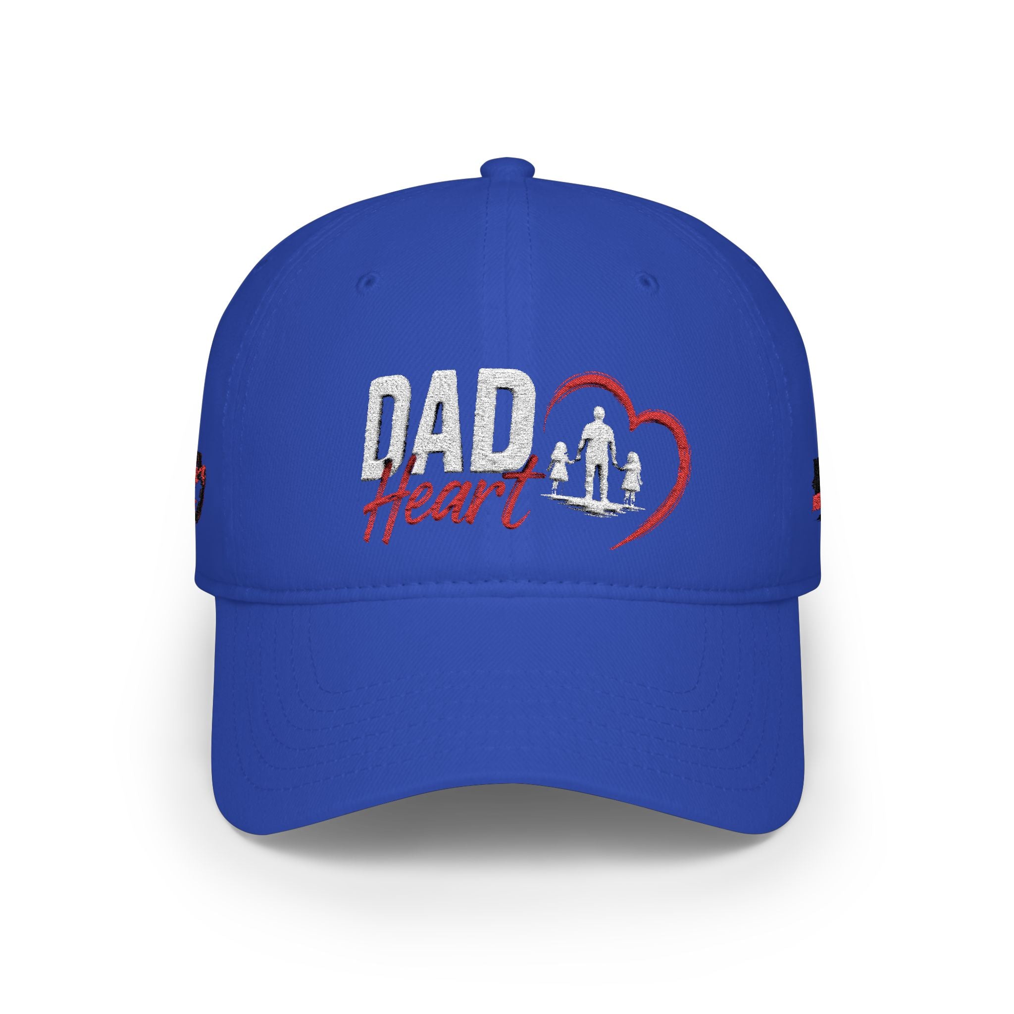 Dad Silhouette Baseball Cap — 'DAD' Heart Design | Father’s Day Gift