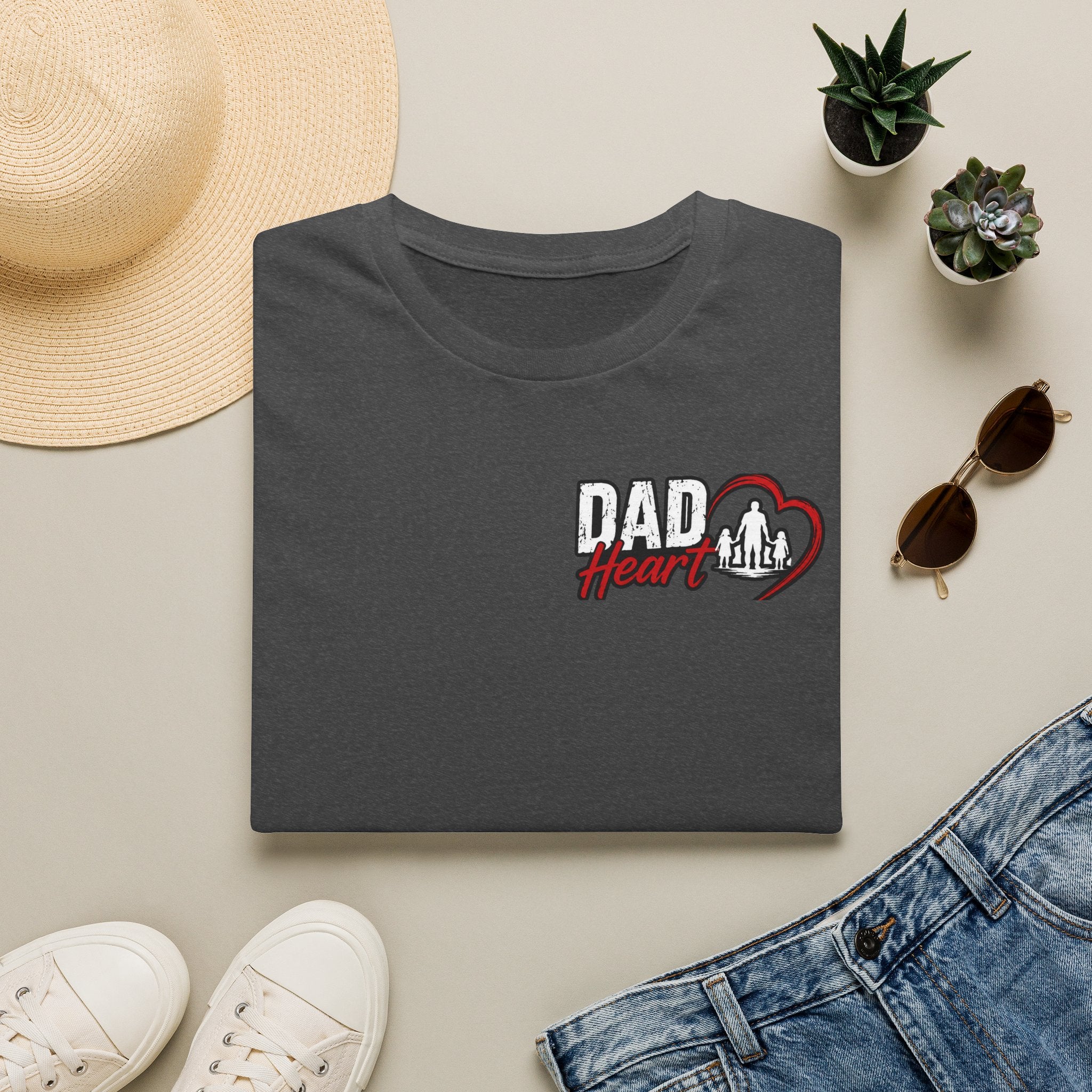 Family Heart T-Shirt — Parent & Children Love Graphic Tee