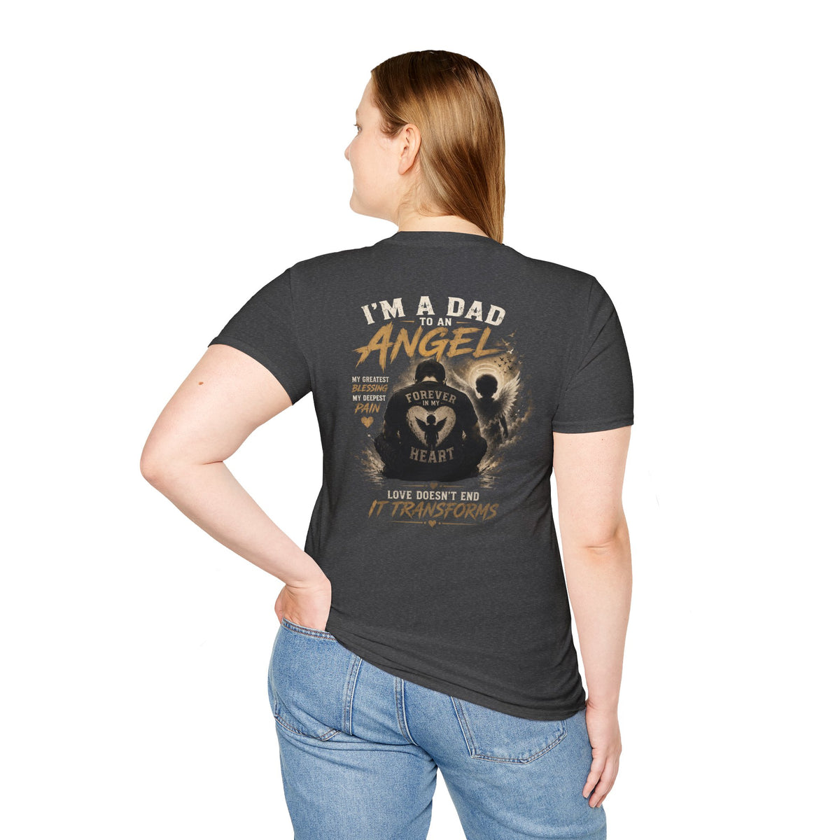 Family Heart T-Shirt — Parent & Children Love Graphic Tee