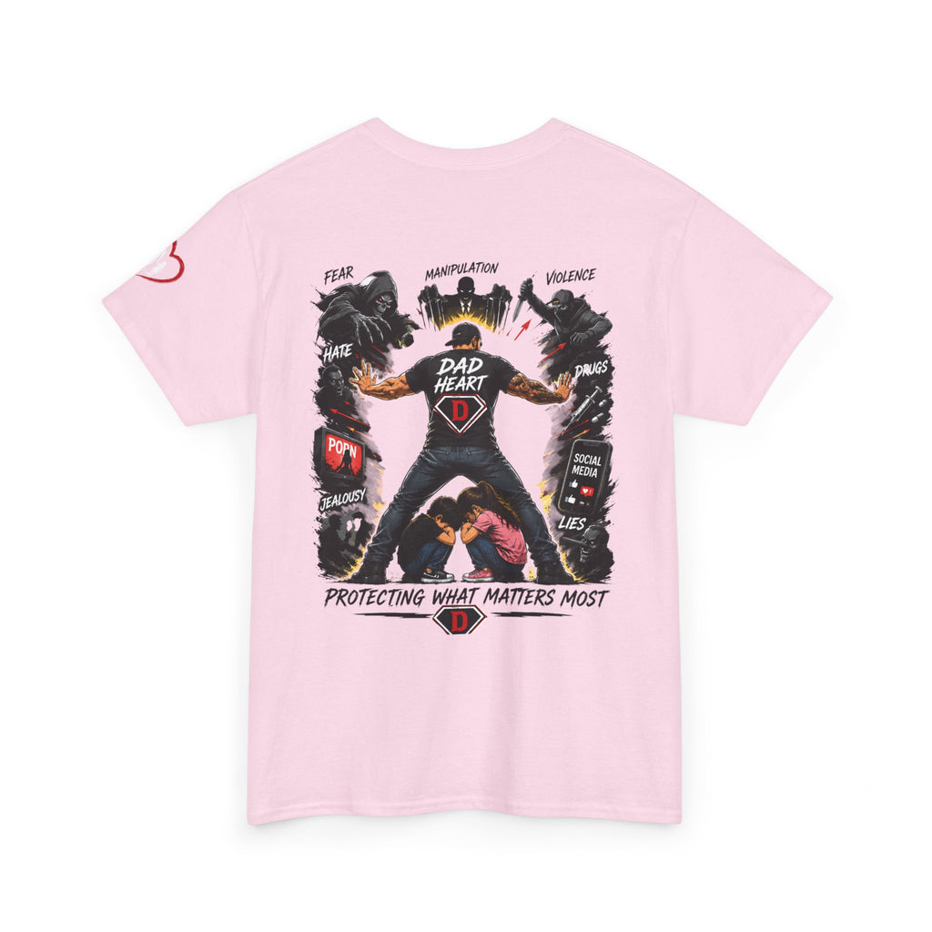 Dad Heart T-Shirt — Protecting What Matters Most Father’s Day Tee