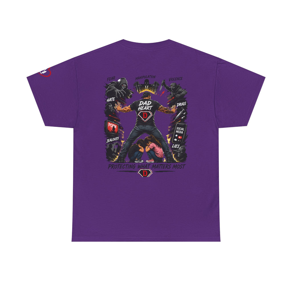 Dad Heart T-Shirt — Protecting What Matters Most Father’s Day Tee
