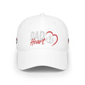 Dad Silhouette Baseball Cap — 'DAD' Heart Design | Father’s Day Gift