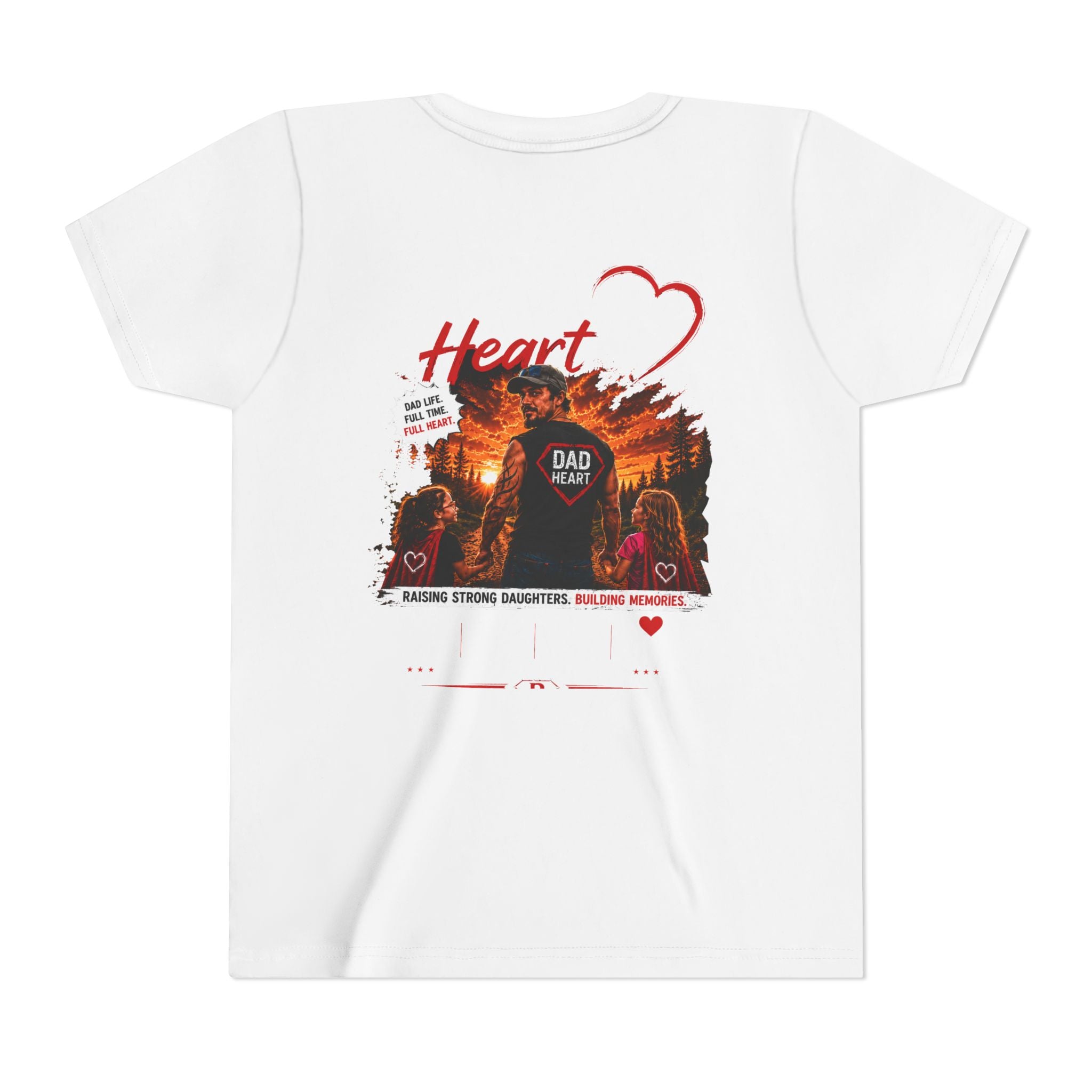Youth Short Sleeve dadheart tee