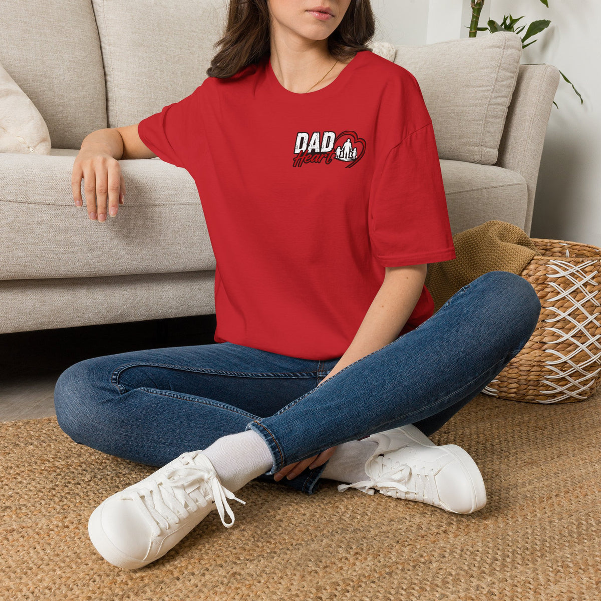 Family Heart T-Shirt — Parent & Children Love Graphic Tee