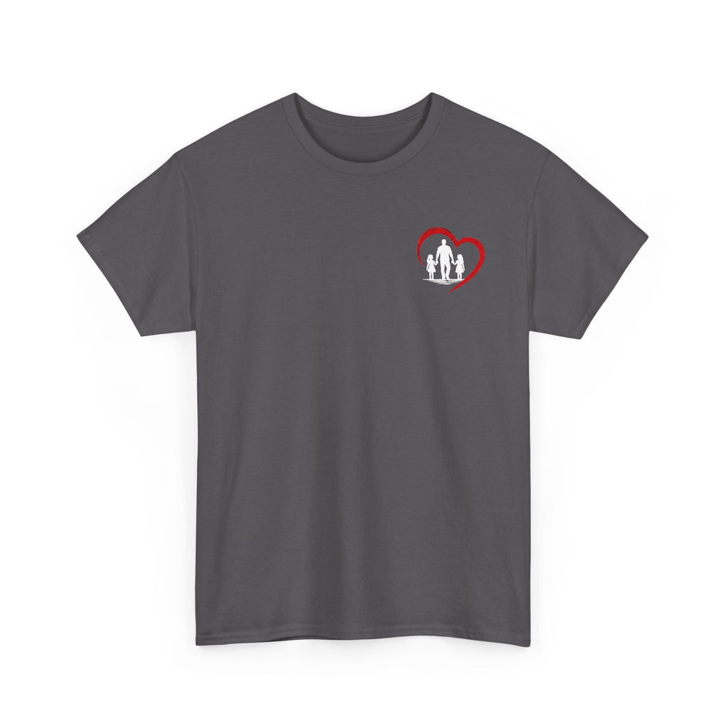 Dad Role T‑Shirt - "Being a Dad is My Honor, It's My Heart" Family Father's Day Tee